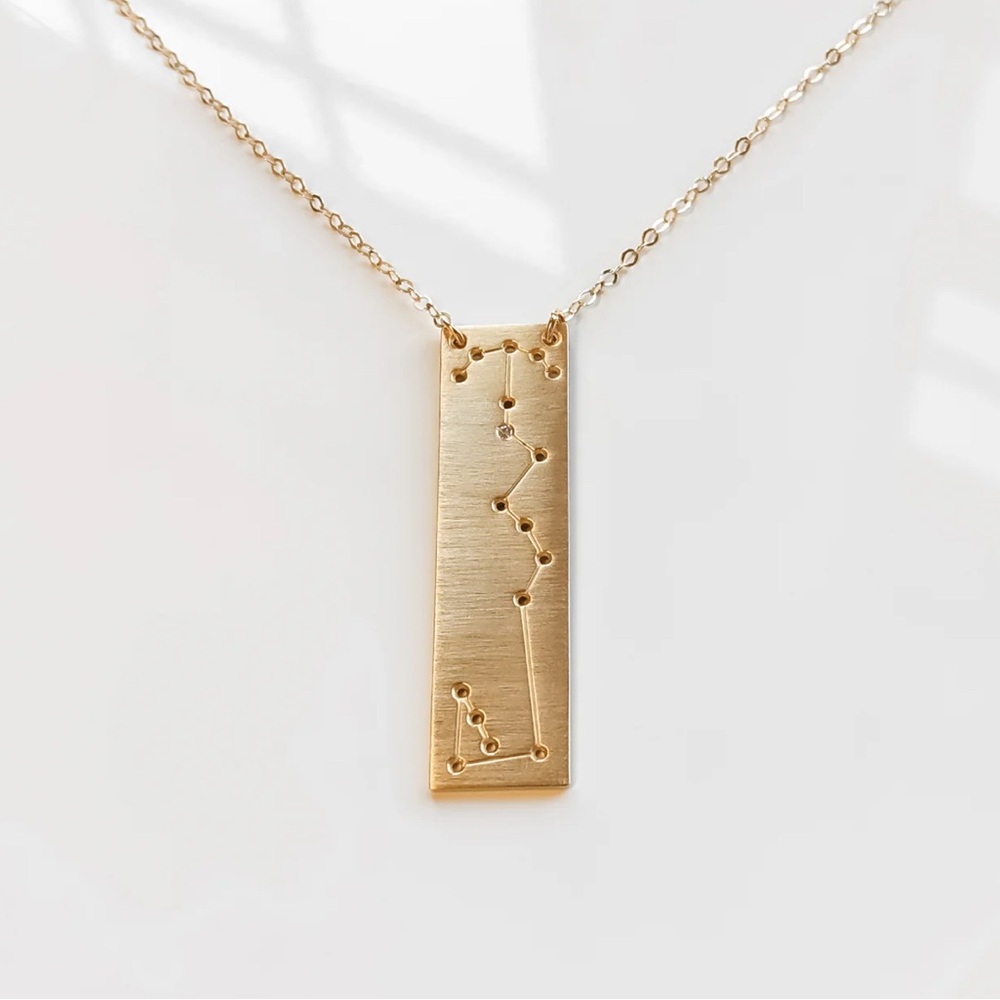 Thatch California Constellation Necklace Scorpio sterling silver 14k vermeil